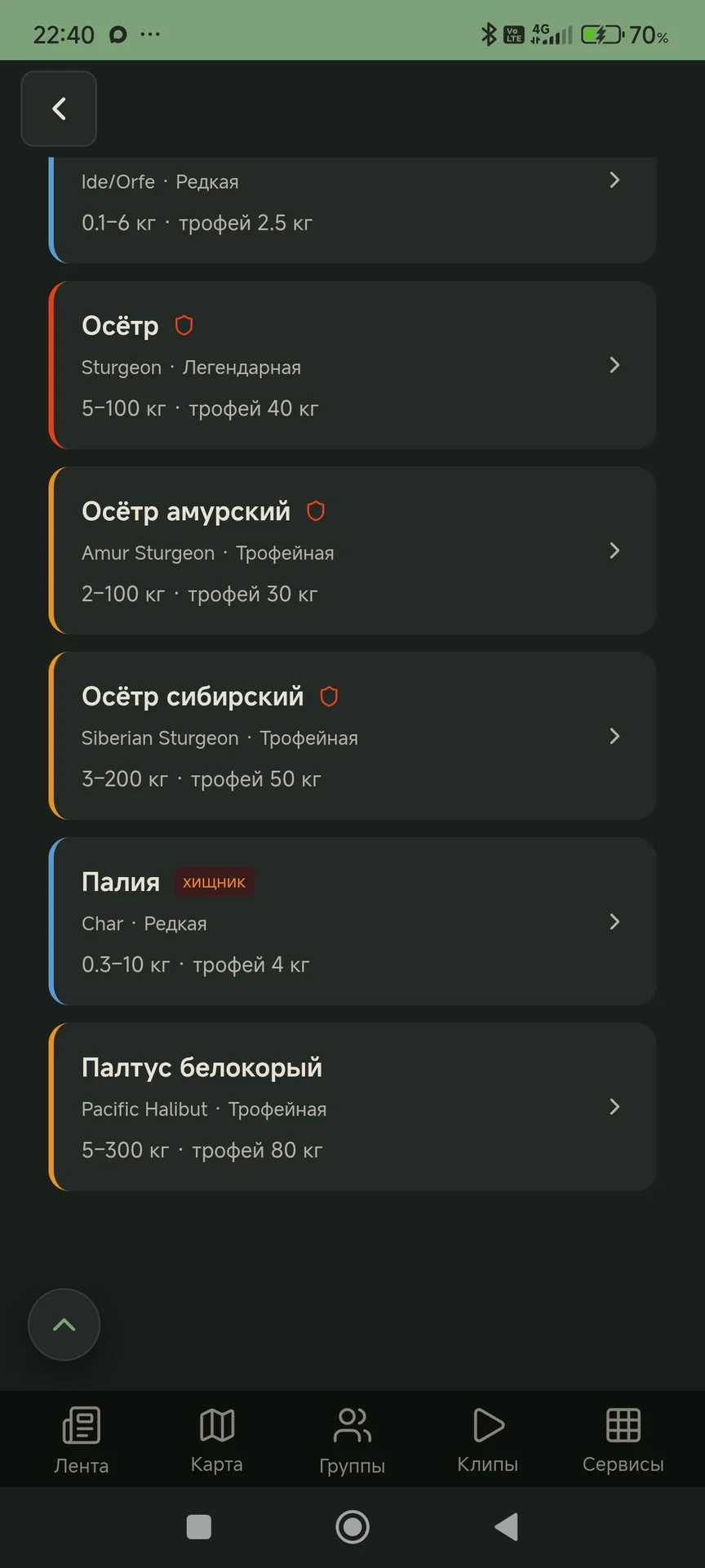 улов